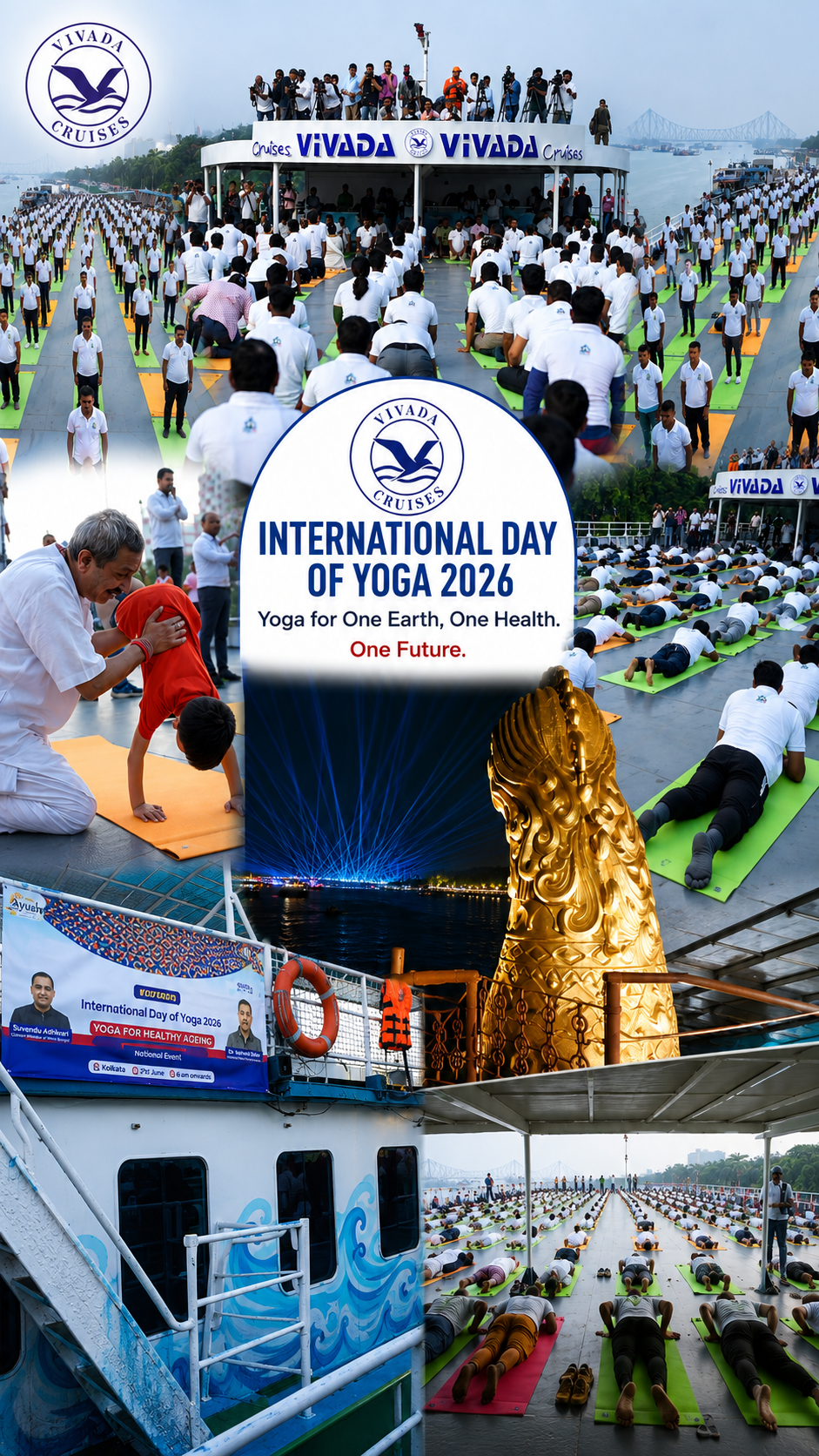 International Yoga Day Vivada Cruises